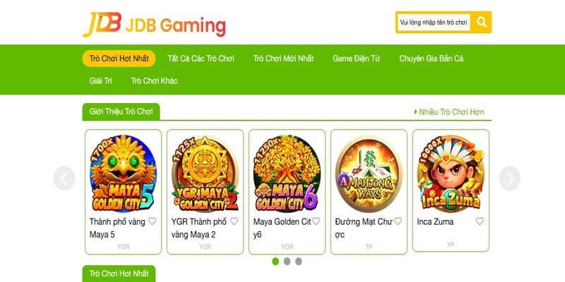 Giải trí phong phú với nhiều game hấp dẫn, đặc sắc